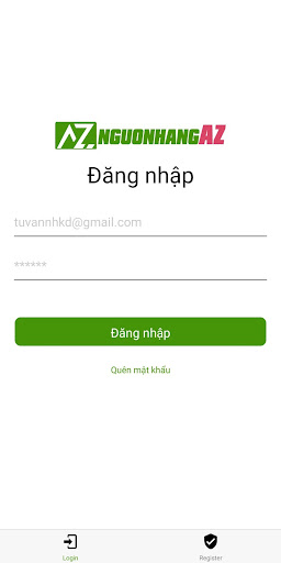 Android application NguonhangAZ screenshort