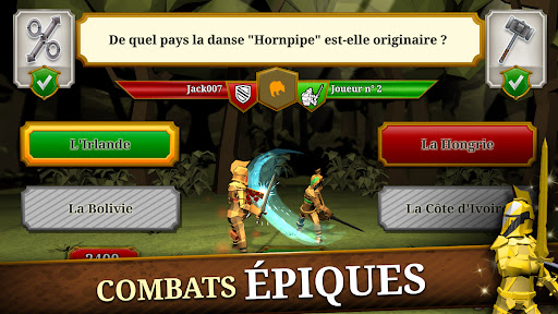 Triviador France Capture d'Écran du Jeu Android 2