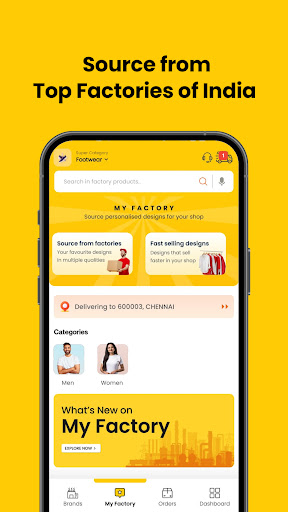 bijnis Sourcing App Screen 2