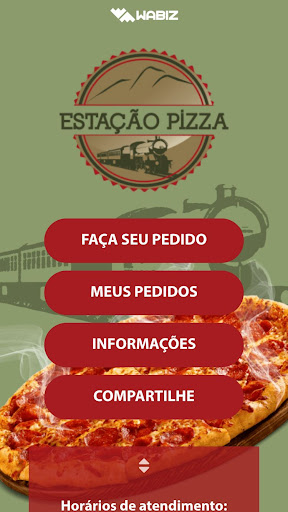 Android application Estação Pizza screenshort