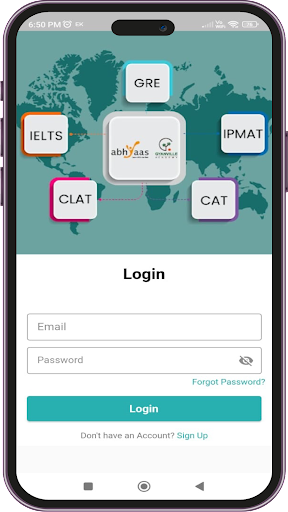 Android application Abhyaas screenshort