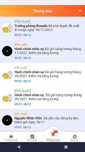 EasyHRM Screen 2