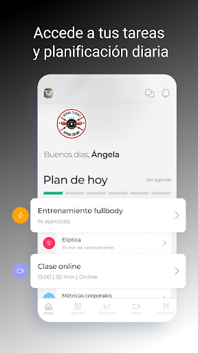 Android application Entrenaconmike screenshort
