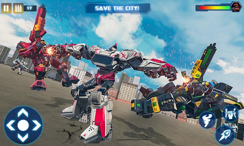 Screenshot 7 Tornado Héroe Coche Robot Simulador Juegos android