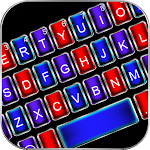 Cover Image of Unduh Neon Metal Color Keyboard Back  APK