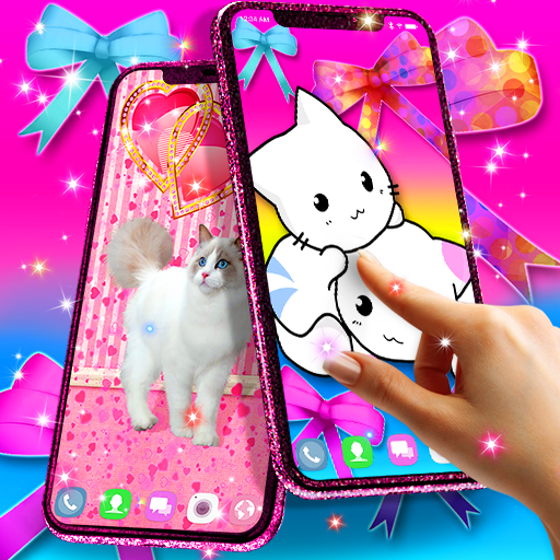Cute kitty live wallpaper download Icon