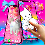 Cover Image of Download Cute kitty live wallpaper  APK
