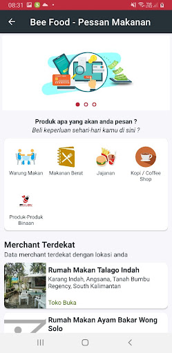 BeeDelivery for Customer Screen 3