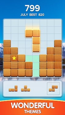 #4. Woodscapes - Block Puzzle (Android) By: Jewel Games Legend