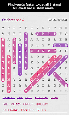 Super Word Search Puzzles - Screenshot 1