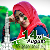 Pak Flag Face Sticker- Jashne Azadi icon