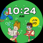 screenshot of Wow in the World Watch Face