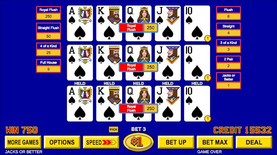 Video Poker - Classic Casino Games Offline 1.7.4 screenshots 11