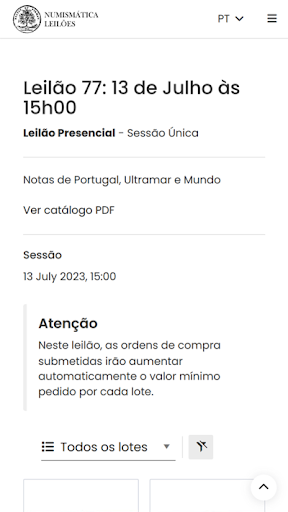 Numismática Leilões