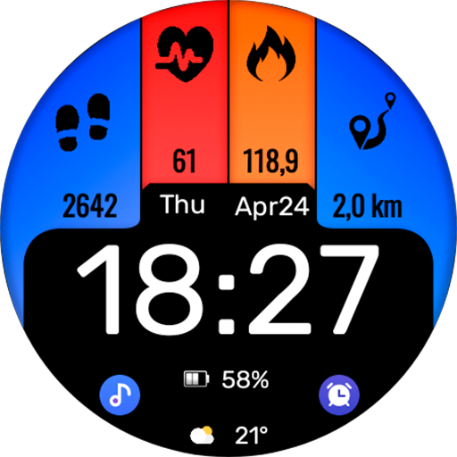 Digital Patik watch face Download on Windows