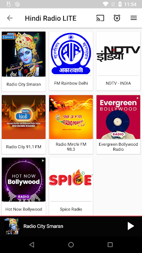 Hindi Radios Screen 2