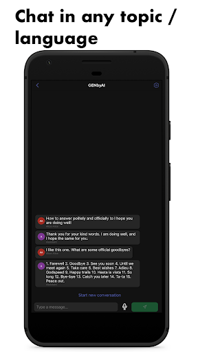 Android application GENbyAI: Everyday AI helper screenshort