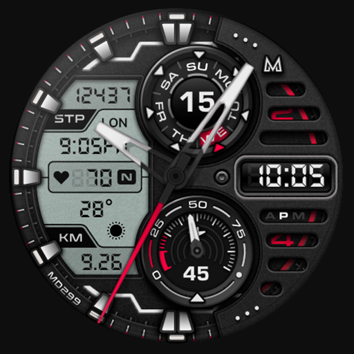MD299 Analog watch face logo