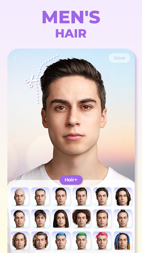 HairApp: Hair Styler App, Bald screenshot 6