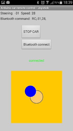 Arduino RC car bluetooth Screen 2