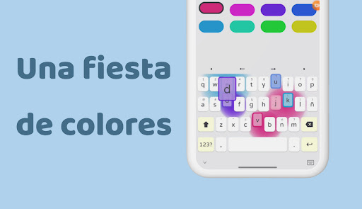 Android application pretty keyboard screenshort