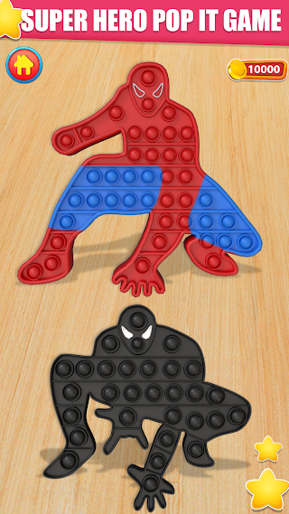 pop it 3D : Superhero Fidget - Screenshot 3