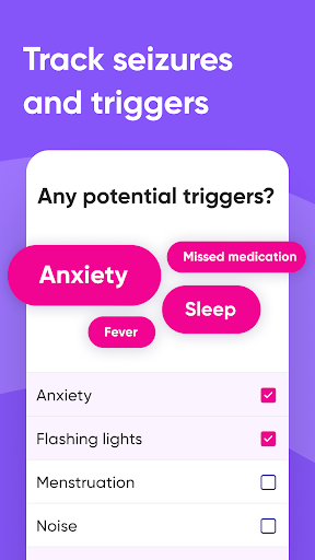 Screenshot of Epsy - for seizures & epilepsy