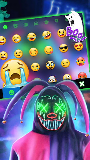 Neon Joker Maskman Keyboard Ba Screen 3