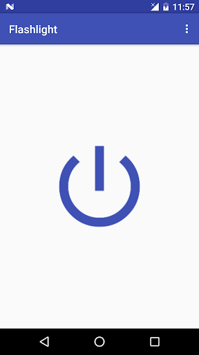 Android application Flashlight screenshort