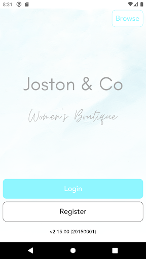 Android application Joston & Co screenshort