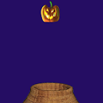 Catch pumpkins on halloween