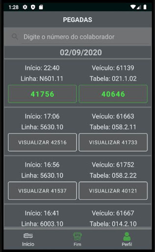 Controle de Ponto Screen 2