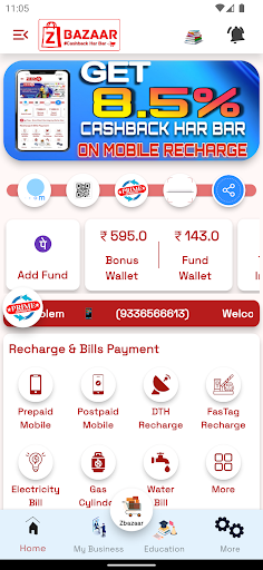 ZBAZAAR: Recharge,Bill Payment Screenshot 3 - AppWisp.com