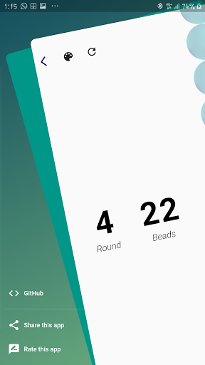 Android application Tasbeeh - Prayer beads for Mus screenshort