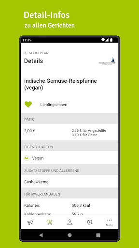 Mensa Rostock-Wismar Screen 2