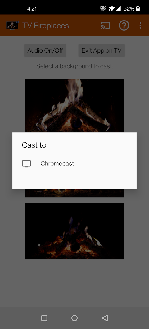 TV Fireplace using Chromecastのおすすめ画像5