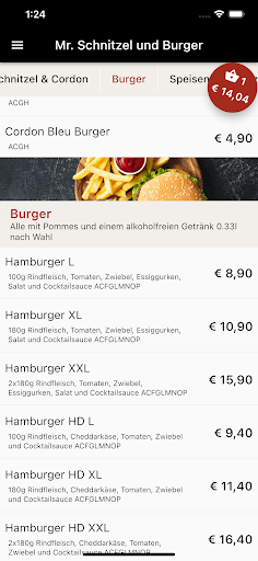 Mr. Schnitzel und Burger Screen 2