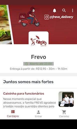 Android application Frevo screenshort