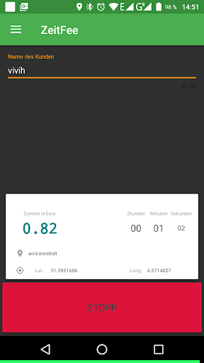 ZeitFee Screenshot 1 - AppWisp.com