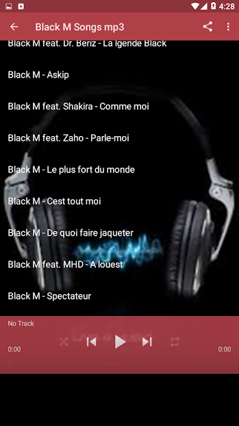 Screenshot 4 Black M - <>-<>Tic-Tac <>-<> Collection MP3 ^^ android