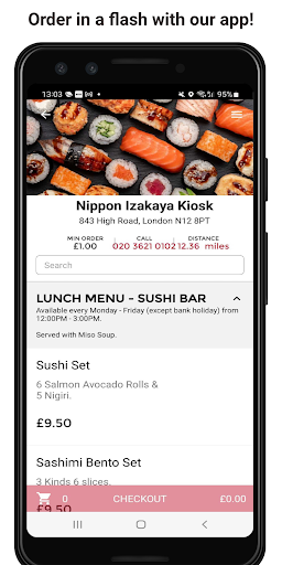 Android application Nippon Izakaya screenshort