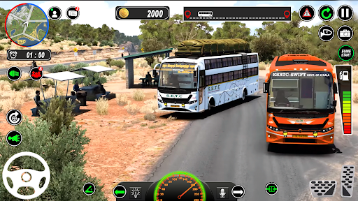 Vehicles Driving Simulator 3D Screen 3