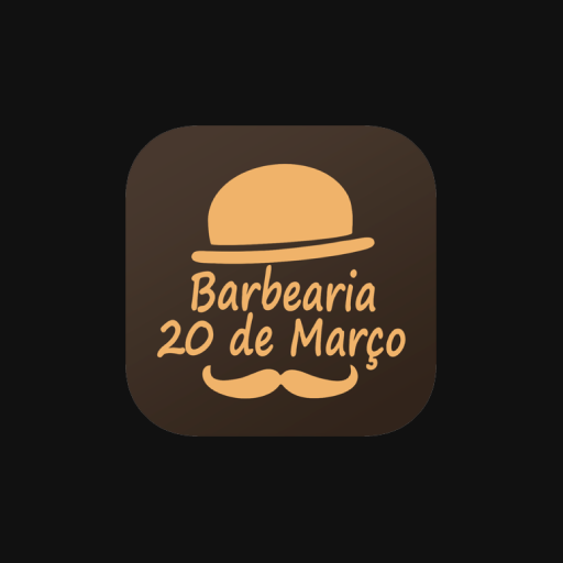 Barbearia 20 de Março logo