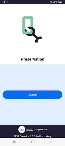 Android application EasyPlant Preservation screenshort