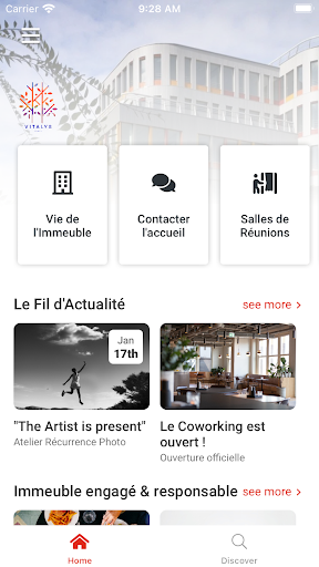 Android application Vitalys screenshort