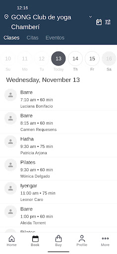 El Gong Club de Yoga Madrid Screenshot 2 - AppWisp.com