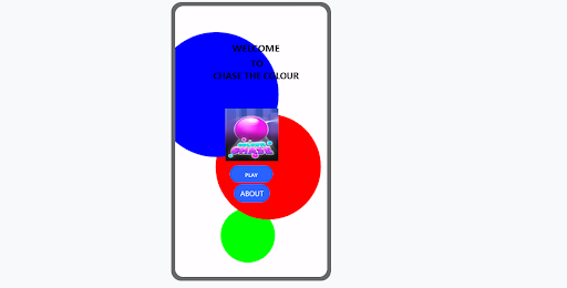 Android application CHASE THE COLOUR screenshort