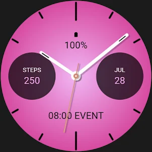 Pink Rose Fit Watch Face