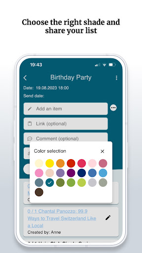 SmartLists (dedeApp) Screen 2