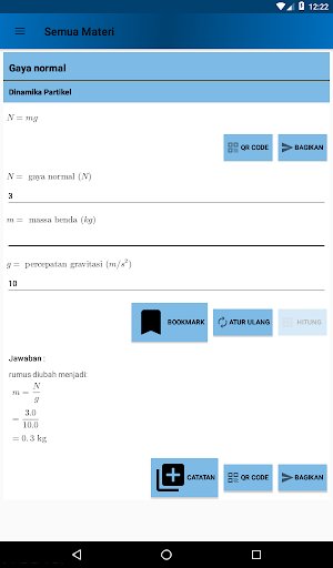 Kalkulator Fisika SMA X Pro